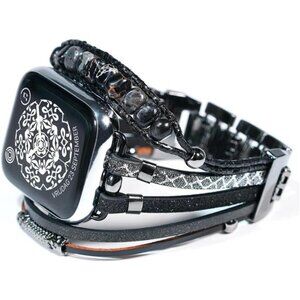 NEW Black Boho Apple Watch Bracelet Band